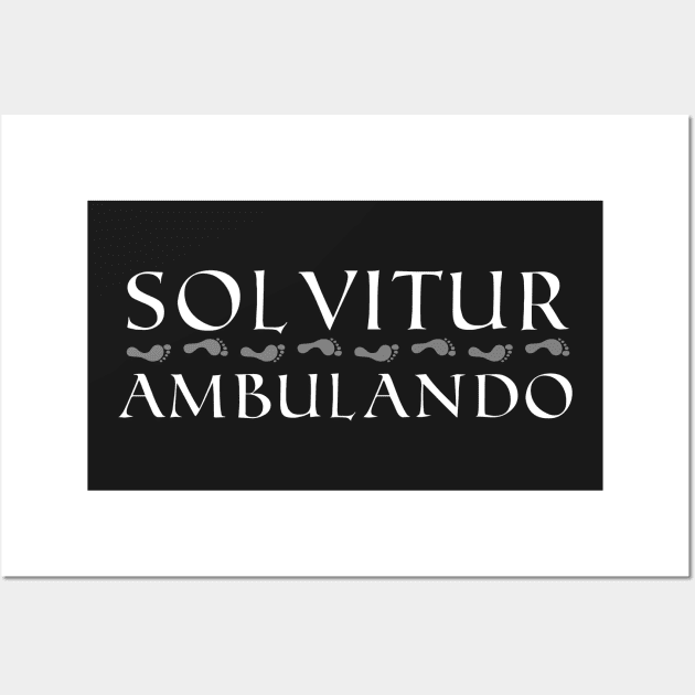 Solvitur Ambulando (It is solved by walking) Wall Art by Elvdant